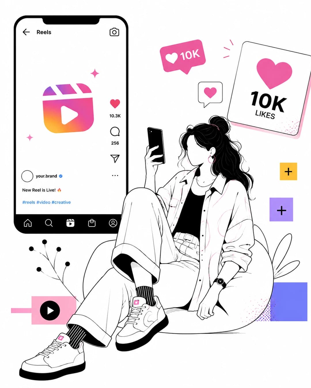 Instagram and TikTok video editing company in Cambridge — short-form content for viral growth